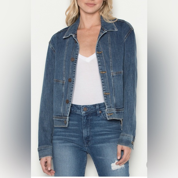 PARKER SMITH Denim Utility Jacket - Picture 6 of 7